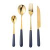 The Amber Cutlery Set – Navy Blue